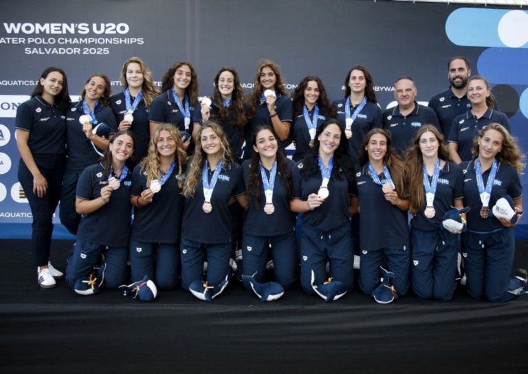 Xάλκινη στο Παγκόσμιο η Εθνική Ομάδα Νέων Γυναικών στο καλοκαίρι του ελληνικού πόλο