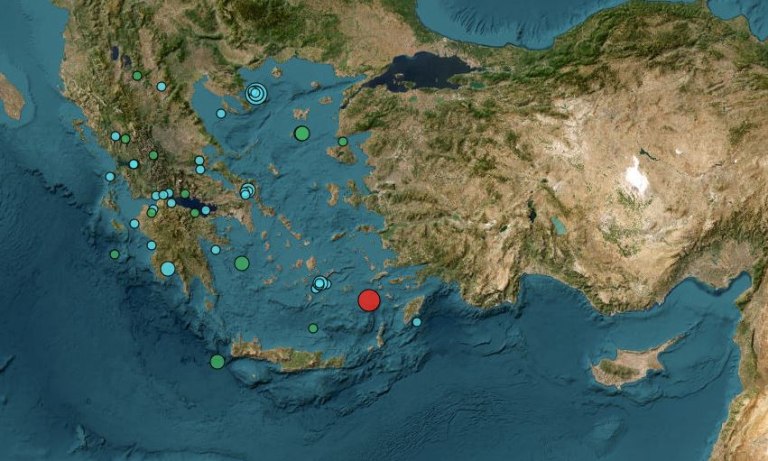 Σεισμός 4,7 Ρίχτερ στη Νίσυρο