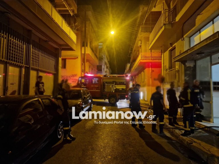 Λαμία: Φωτιά σε διαμέρισμα – Οικογένεια κινδύνεψε, 6 άνθρωποι στο νοσοκομείο