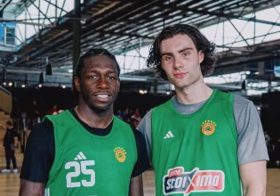 Ο Τζος Γκίντι φόρεσε «πράσινα» και προπονήθηκε με τον Παναθηναϊκό (pic)