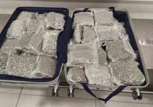 «Ελ. Βενιζέλος»: Χειροπέδες σε 25χρονο που προσπάθησε να εισάγει στην Ελλάδα 18 κιλά κάνναβης