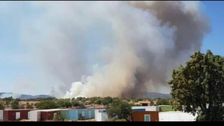 Φωτιά στη Λέσβο: Οι άνεμοι αναζωπύρωσαν τις φλόγες στη Βρίσα – Ενισχύονται οι δυνάμεις