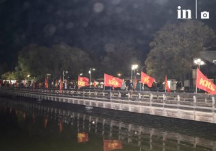 Το in στο Φεστιβάλ της ΚΝΕ – Οδηγητή: Η «Κόκκινη Πολιτεία» έχει ντυθεί τα χρώματα της Παλαιστίνης