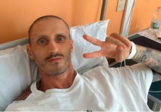 Με επιτυχία η μεταμόσχευση του Πολονάρα – Ποζάρει με το σήμα της νίκης (pic)