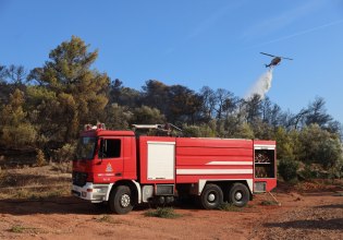 Φωτιά στην Αρκαδία – Επιχειρούν και εναέρια μέσα