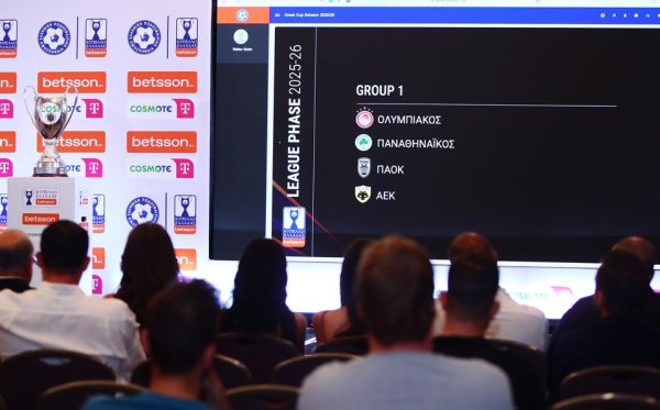 Αυτοί είναι οι αγώνες της League Phase στο Κύπελλο Ελλάδας Betsson – Οι αντίπαλοι του Big-4