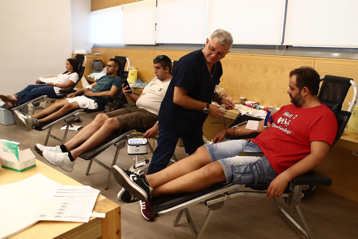 Ολυμπιακός: Δυναμική παρουσία του κόσμου στην εθελοντική αιμοδοσία