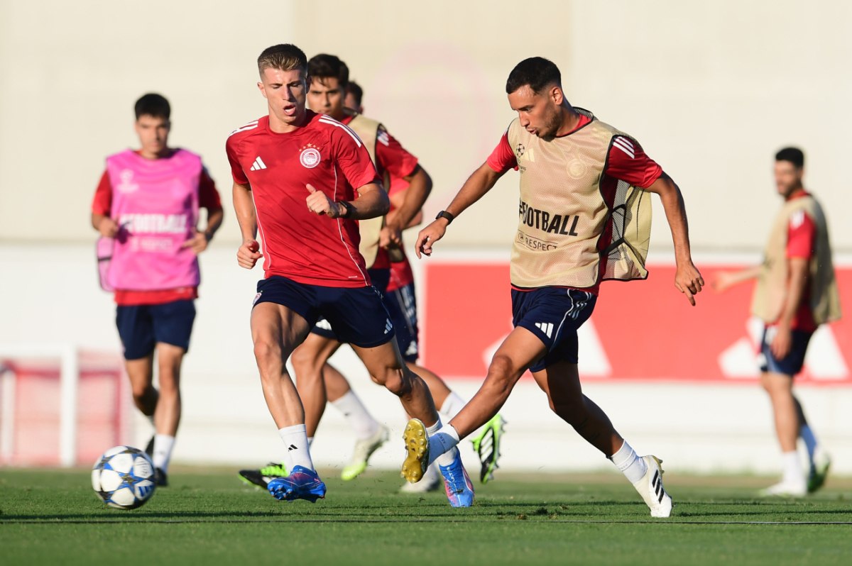 Βίντεο από την τελευταία προπόνηση του Ολυμπιακού ενόψει Πάφου