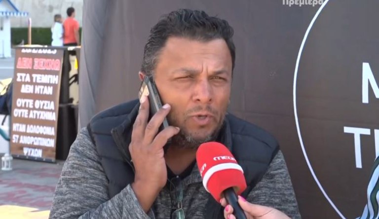 Συγκλονίζει πατέρας θύματος των Τεμπών που κάνει απεργία πείνας – «Ξέρουν καλά τι θα βρούμε στο φέρετρο του παιδιού μου»