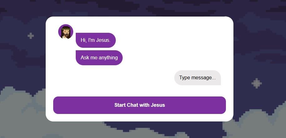 «Γεια, είμαιι ο Ιησούς» λέει το chatbot «Ask Jesus» 