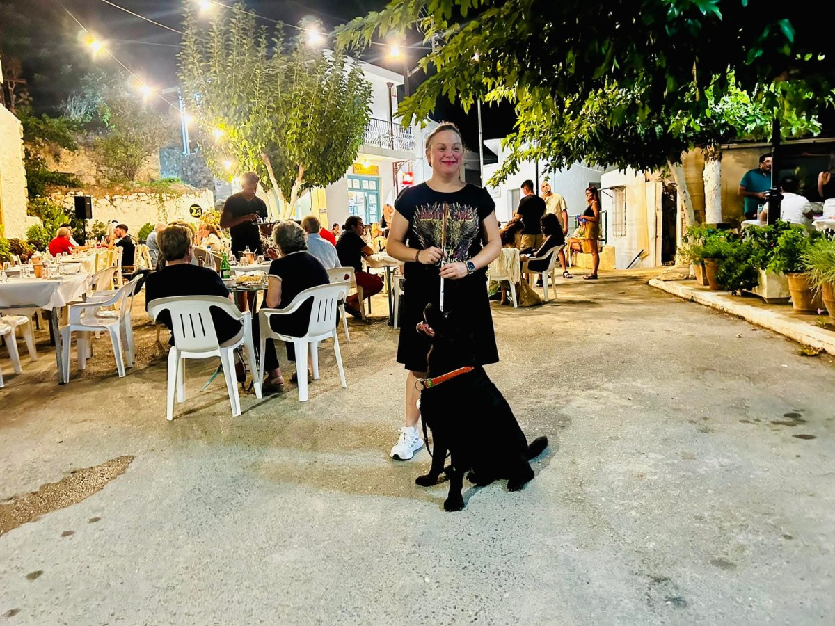 Ιωάννα Μαρία Γκέρτσου: «Οι σκύλοι οδηγοί είναι αποδεκτοί  από την κοινωνία, ο νόμος χρειάζεται βελτίωση»