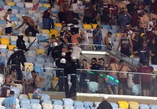 Επεισόδια στο «Μαρακανά»: Συγκρούσεις μεταξύ οπαδών στο Φλουμινένσε – Λανούς (vids)