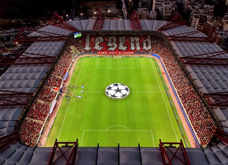 Ολυμπιακός: Προκάλεσε αίσθηση ο νέος φωτισμός του «Καραϊσκάκη»