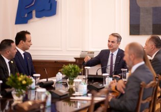 Συνάντηση Μητσοτάκη με τον γιο του Χαφτάρ