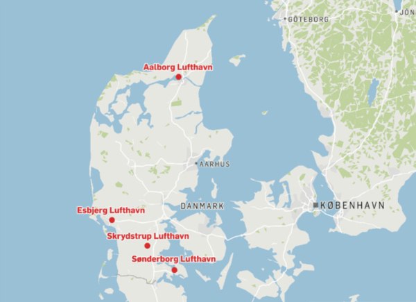 Εκλεισαν 4 αεροδρόμια στη Δανία εξαιτίας της πτήσης μη επανδρωμένων αεροσκαφών