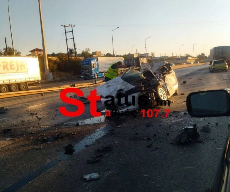 Θεσσαλονίκη: Ένας νεκρός και ένας σοβαρά τραυματίας σε διπλό τροχαίο στην Εγνατία