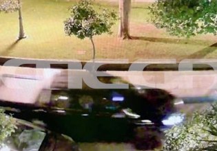 Η στιγμή που ο Μπισμπίκης φεύγει από το σημείο που χτύπησε τα οχήματα στη Φιλοθέη – Βίντεο από την Ευελπίδων