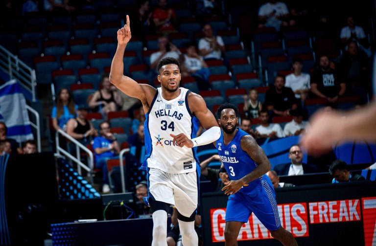 Ελλάδα – Ισραήλ 84-79: Με μυθικό Γιάννη η Εθνική στους «8» του Eurobasket
