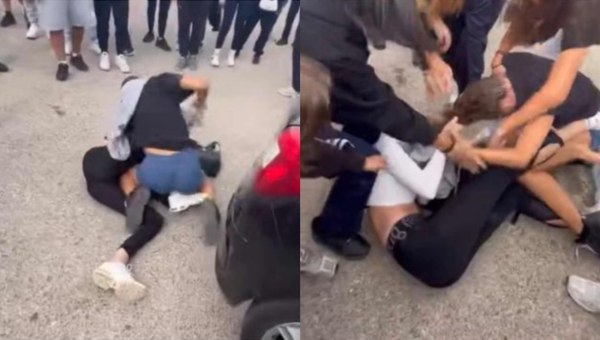 Κως: Αγριο ξύλο ανάμεσα σε μαθήτριες έξω από σχολείο – Βίντεο σοκ