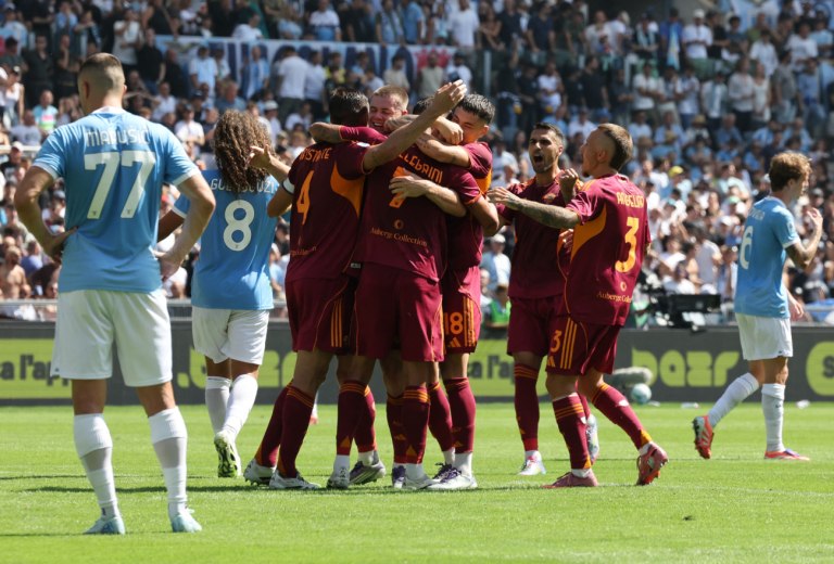 Λάτσιο – Ρόμα 0-1: Στους «τζιαλορόσι» το ντέρμπι, ντεμπούτο για τον Τσιμίκα