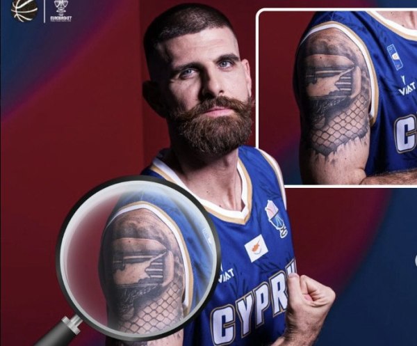 Eurobasket 2025: Τουρκική ενόχληση για το τατουάζ του Νίκου Στυλιανού
