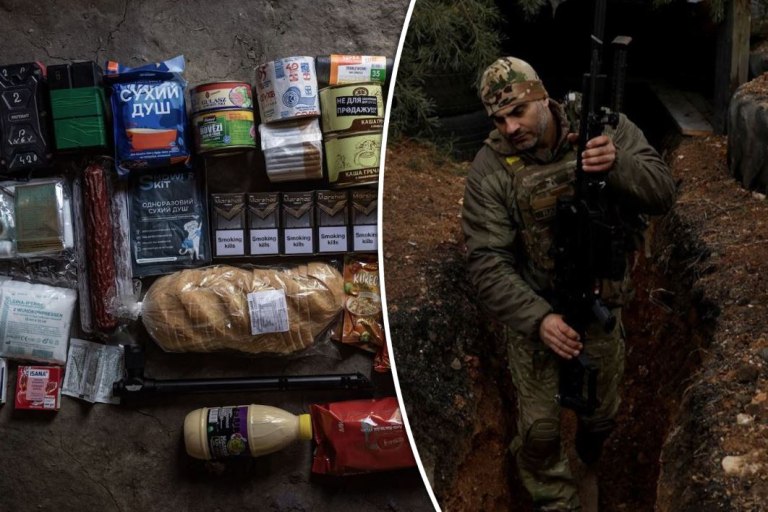 Σοκολάτες και λαχανοντολμάδες εξ ουρανού – Καθηλωμένοι στα χαρακώματα Ουκρανοί τρέφονται από drones