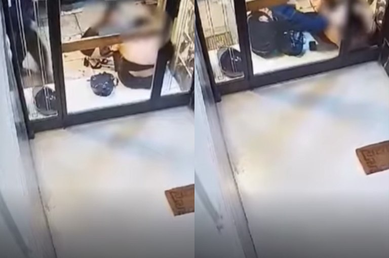 Γκάζι: Η στιγμή που η 16χρονη καταρρέει έξω από το κλαμπ