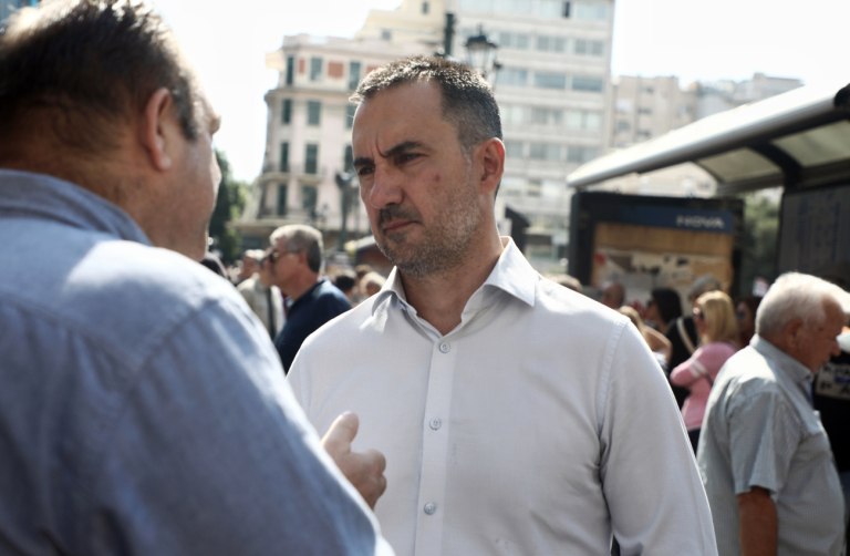 Χαρίτσης στην απεργιακή συγκέντρωση: Δεν θα επιτρέψουμε στην κυβέρνηση Μητσοτάκη να διαλύσει κάθε δικαίωμα