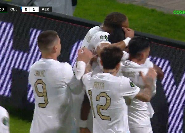 Η ΑΕΚ κάνει το 1-0 επί της Τσέλιε (vid)