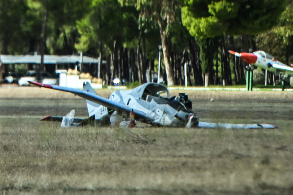 Τατόι: Πτώση εκπαιδευτικού αεροσκάφους της ΠΑ – Δύο σοβαρά τραυματίες