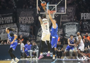 ΠΑΟΚ – Ηρακλής 84-82: Με χαρακτήρα στο τέλος και ηγέτη τον Μπράουν ο «δικέφαλος»