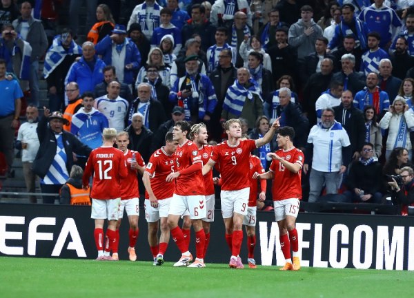 Δανία – Ελλάδα: Λάθος από τον Ζαφείρη, ανοίγουν το σκορ (1-0) οι Δανοί (vid)