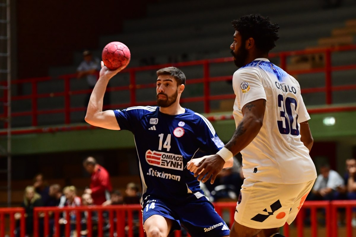 Ολυμπιακός – Αλμπάτρο Σιρακούσα 38-25: Άνετοι, ωραίοι και στους «32» οι «ερυθρόλευκοι»