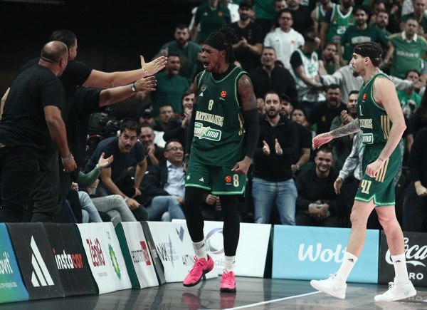 Παναθηναϊκός – Βιλερμπάν 91-85: Τρίτη νίκη με ηγέτη τον Χολμς (vid)