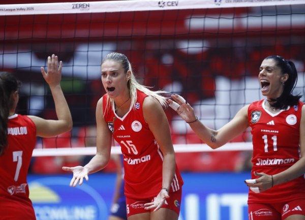 Ολυμπιακός – Θέτις 3-1: Νικηφόρα πρεμιέρα για τις «ερυθρόλευκες»