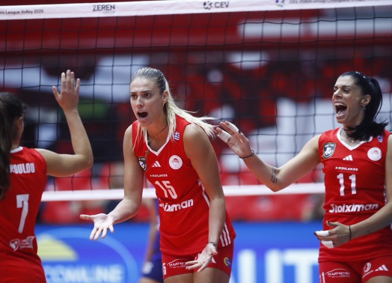 Ολυμπιακός – Θέτις 3-1: Νικηφόρα πρεμιέρα για τις «ερυθρόλευκες»