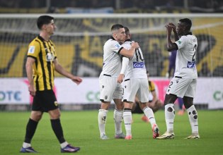 ΑΕΚ – ΠΑΟΚ 0-2: Επιβλητικοί οι «ασπρόμαυροι» στη Νέα Φιλαδέλφεια (vid)