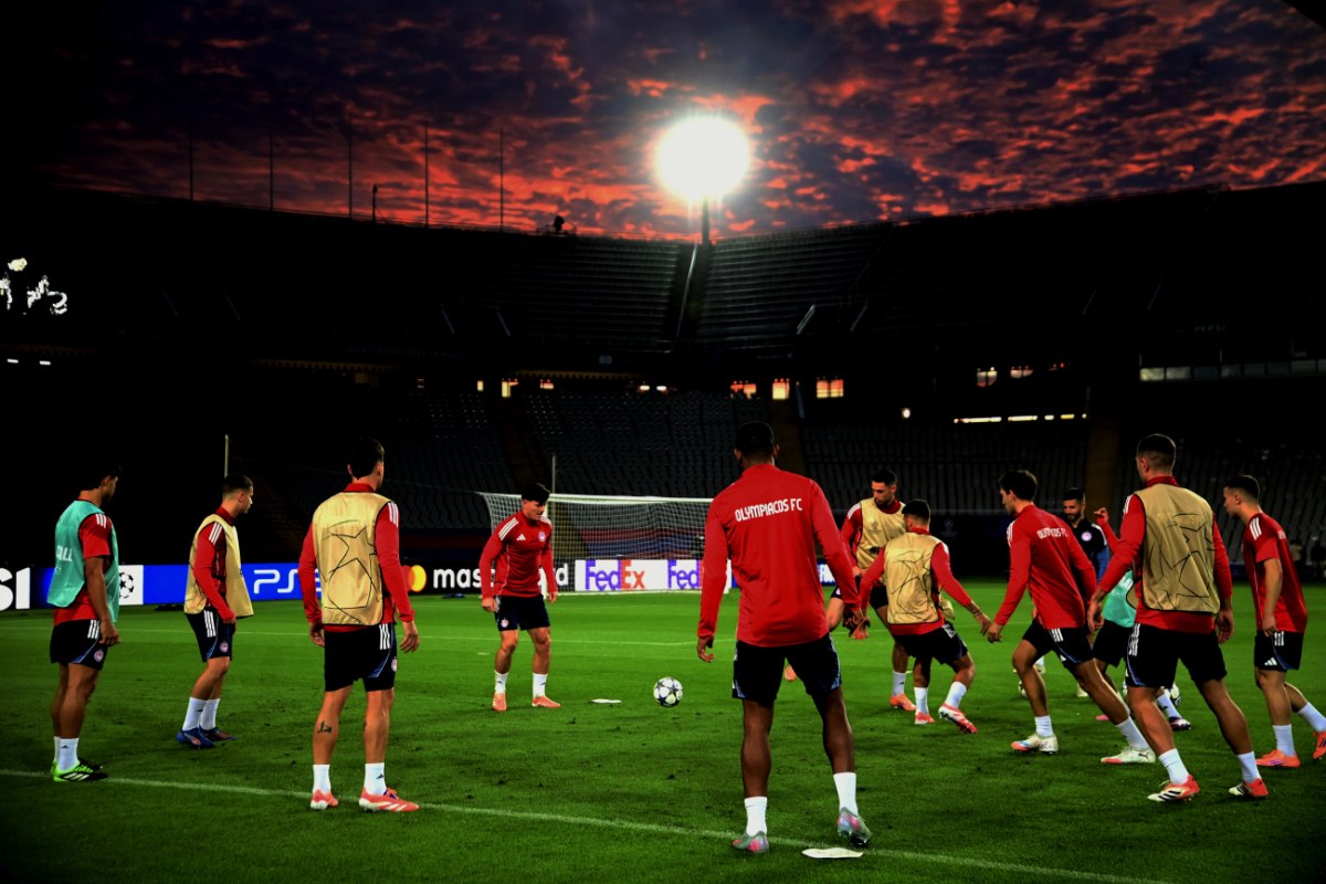 Προπονήθηκε στη Βαρκελώνη ο Ολυμπιακός – Δείτε φωτογραφίες και βίντεο