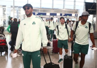 «Πέταξε» για Ολλανδία και το ματς με τη Φέγενορντ ο Παναθηναϊκός (pics)