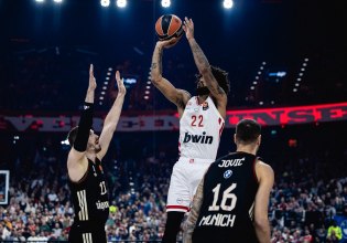 Μπάγερν Μονάχου – Ολυμπιακός 71-96: Με δίδυμο «φωτιά» και 13 τρίποντα οι «ερυθρόλευκοι»!