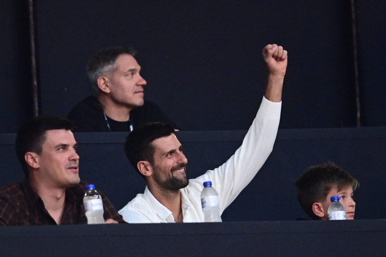 Στο ΣΕΦ ο Νόβακ Τζόκοβιτς - Αποθεώθηκε ο Σέρβος από τους οπαδούς του Ολυμπιακού (pics)