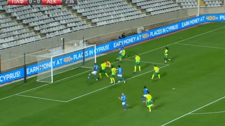 Η ευκαιρία της χρονιάς: Ο Άντερσον έχασε το «άχαστο» στον τελικό του Σούπερ Καπ Κύπρου (vid)