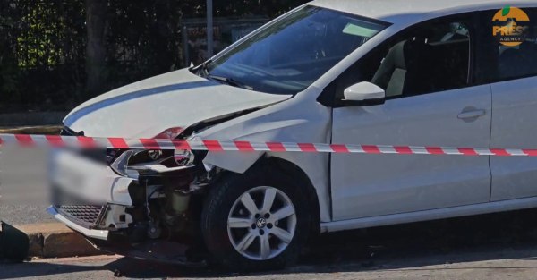 Τροχαίο στη λεωφόρο Κηφισίας: Αυτοκίνητο προσέκρουσε σε φανάρι