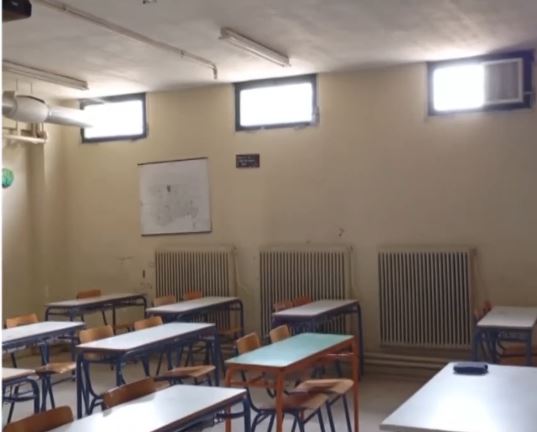 Θεσσαλονίκη: Μαθητές κάνουν μάθημα σε υπόγεια με λέβητες – Οργή από τους γονείς