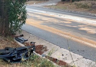 Αφίδνες: Πώς έγινε το τροχαίο με τους δύο νεκρούς – Στο νοσοκομείο οι 4 τραυματίες