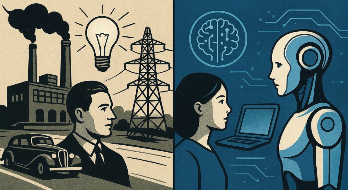 Από την ηλεκτροδότηση στην τεχνητή νοημοσύνη: Η ιστορία του 1920 χτυπά «καμπανάκι» για τη νέα τεχνολογική επανάσταση