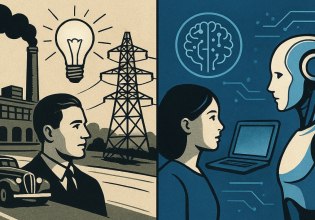 Από την ηλεκτροδότηση στην τεχνητή νοημοσύνη: Η ιστορία του 1920 χτυπά «καμπανάκι» για τη νέα τεχνολογική επανάσταση