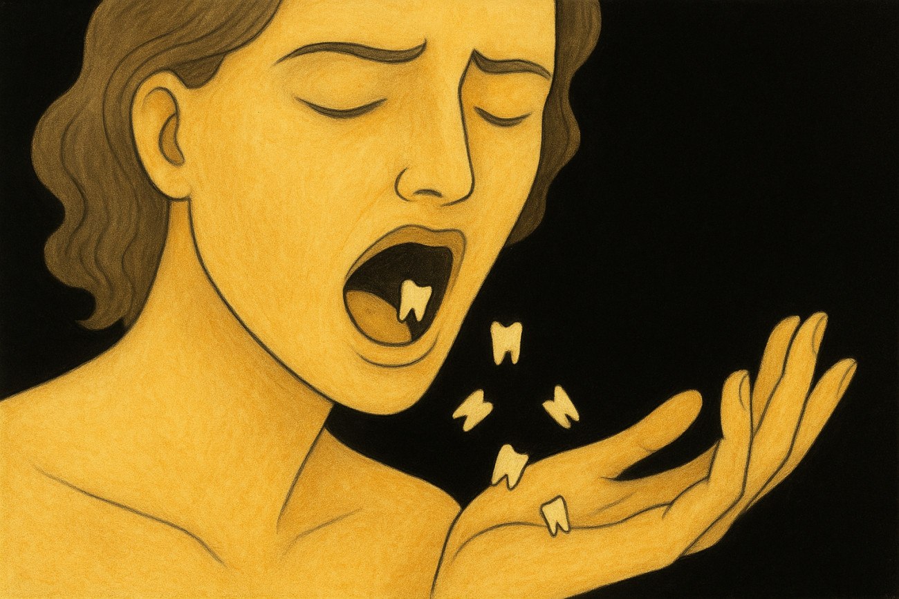 Σίγουρα έχεις δει αυτό το όνειρο: Γιατί βλέπουμε στον ύπνο μας ότι μας πέφτουν τα δόντια;