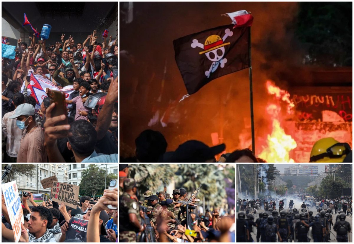 Gen Z: Διαδηλωτές ενώνονται πίσω από μια πειρατική σημαία και ρίχνουν κυβερνήσεις με όπλο τα social