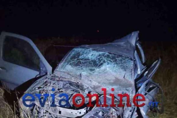Εύβοια: Νεκρός 27χρονος σε τροχαίο – Το αυτοκίνητό του εξετράπη και έπεσε σε κολώνα
